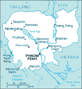 Map of Cambodia