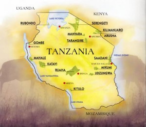 Map of Tanzania