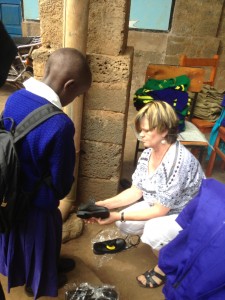 Kate and students