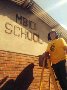 Mike at the school