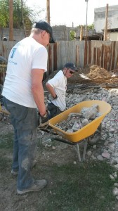 Chris & Jim working at the site